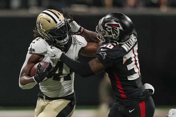 New Orleans Saints running back Alvin Kamara (41)